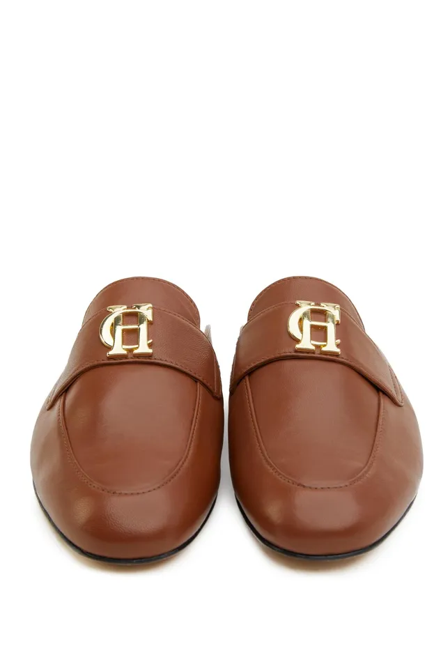 Holland Cooper Kingston Loafer Tan Leather Women Loafers
