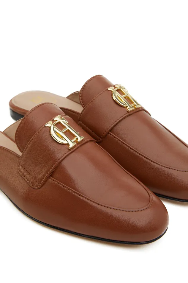 Holland Cooper Kingston Loafer Tan Leather Women Loafers
