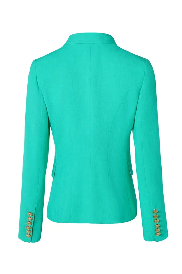 Holland Cooper Knightsbridge Blazer Jade Linen Women Tailoring