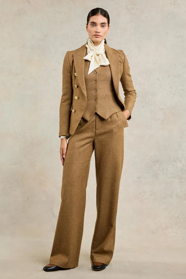 Holland Cooper Knightsbridge Blazer Tawny Women Tailoring