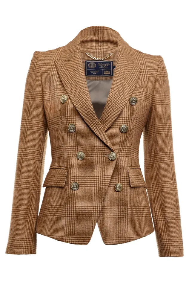 Holland Cooper Knightsbridge Blazer Tawny Women Tailoring