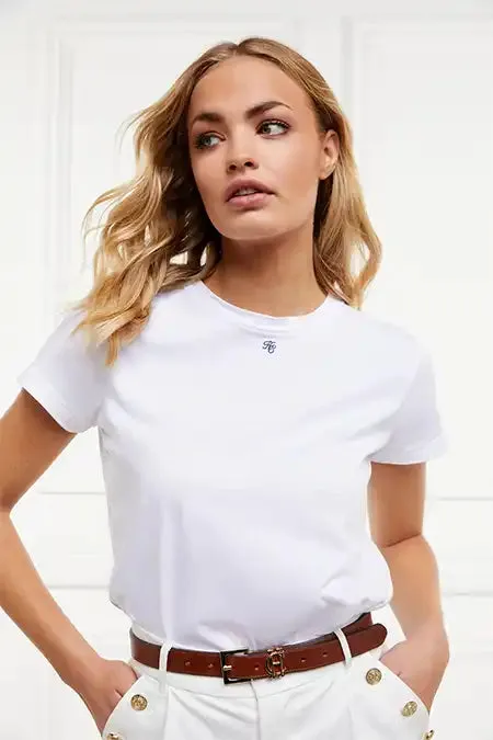 Holland Cooper Monogram Tee White Women Tees