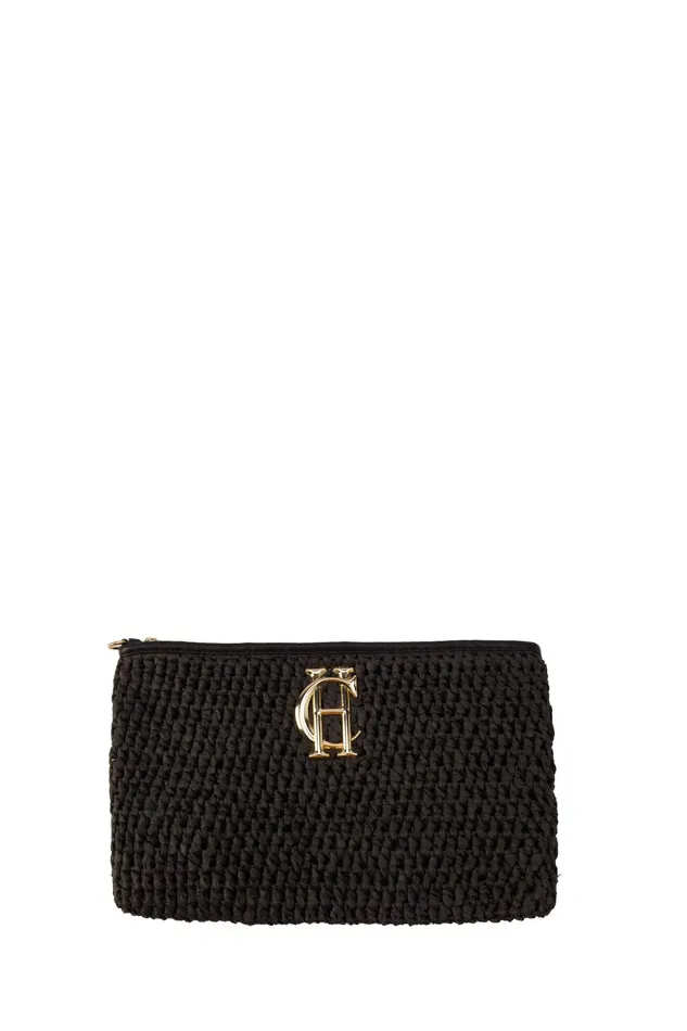 Holland Cooper Riviera Clutch Black Women Clutch Bags