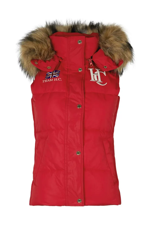 Holland Cooper Team Gilet Heritage Red Women Gilets