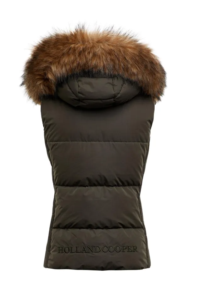 Holland Cooper Team Gilet Khaki Women Gilets Holland Cooper Team Gilet Khaki Women Gilets