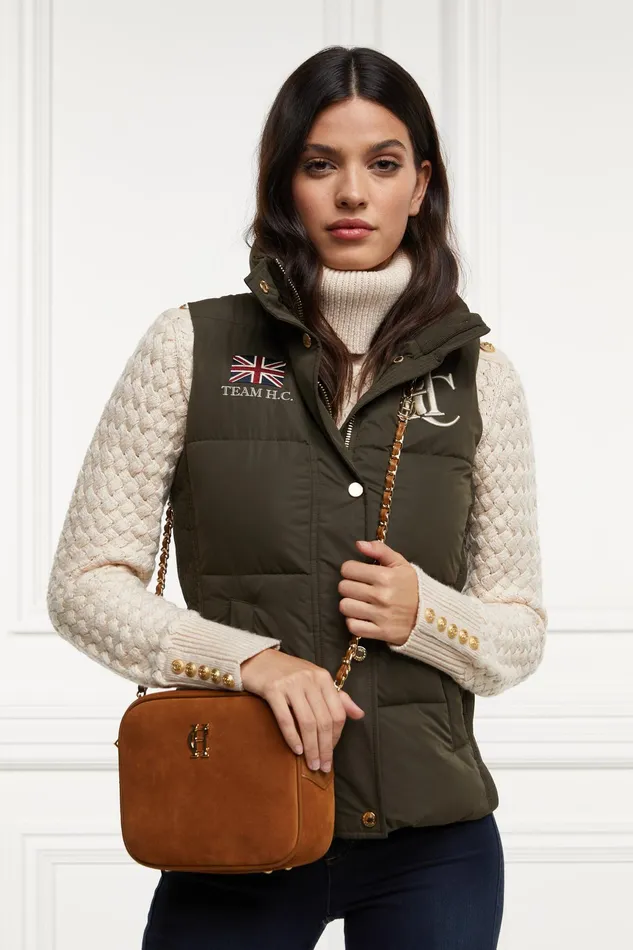 Holland Cooper Team Gilet Khaki Women Gilets Holland Cooper Team Gilet Khaki Women Gilets