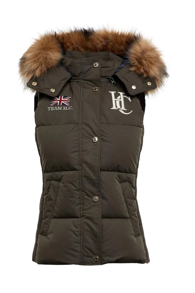 Holland Cooper Team Gilet Khaki Women Gilets Holland Cooper Team Gilet Khaki Women Gilets