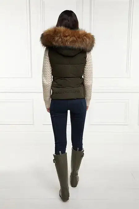 Holland Cooper Team Gilet Khaki Women Gilets Holland Cooper Team Gilet Khaki Women Gilets