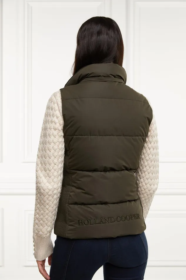 Holland Cooper Team Gilet Khaki Women Gilets Holland Cooper Team Gilet Khaki Women Gilets