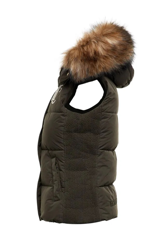 Holland Cooper Team Gilet Khaki Women Gilets Holland Cooper Team Gilet Khaki Women Gilets