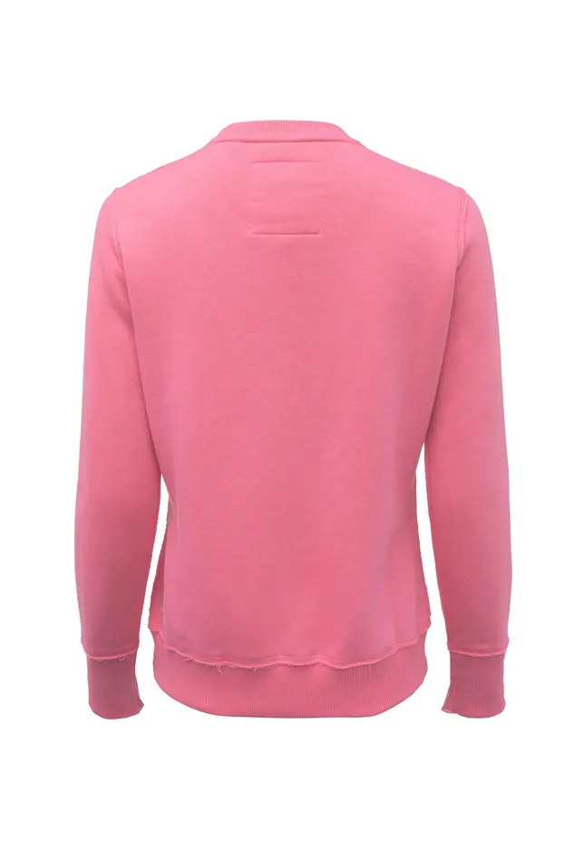 Holland Cooper Varsity Crew Peony Pink Women Sweatshirts Holland Cooper Varsity Crew Peony Pink Women Sweatshirts