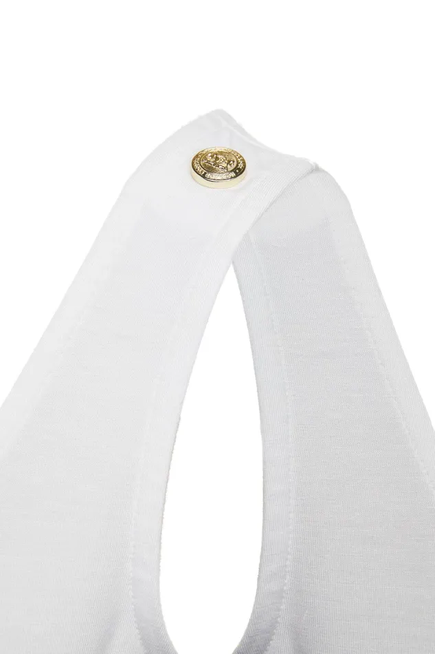 Holland Cooper Vest White Women Tops