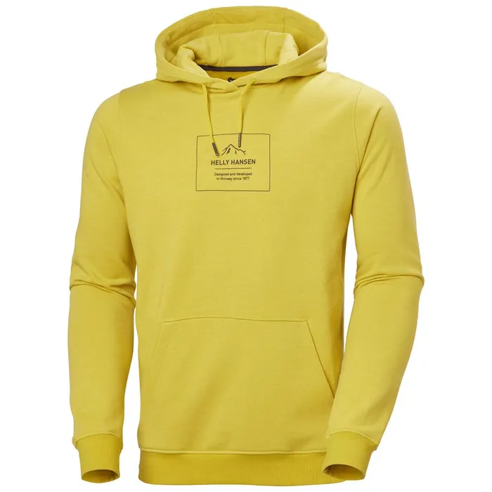 Hoodies and Sweatshirts Men Helly Hansen F2F ORGANIC COTTON HOODIE 426 Warm Olive