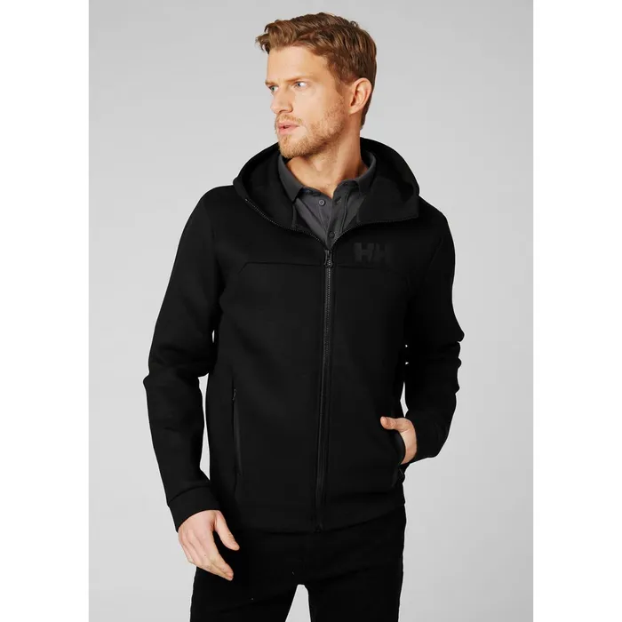 Hoodies and Sweatshirts Men Helly Hansen HP OCEAN FZ HOODIE 990 Black