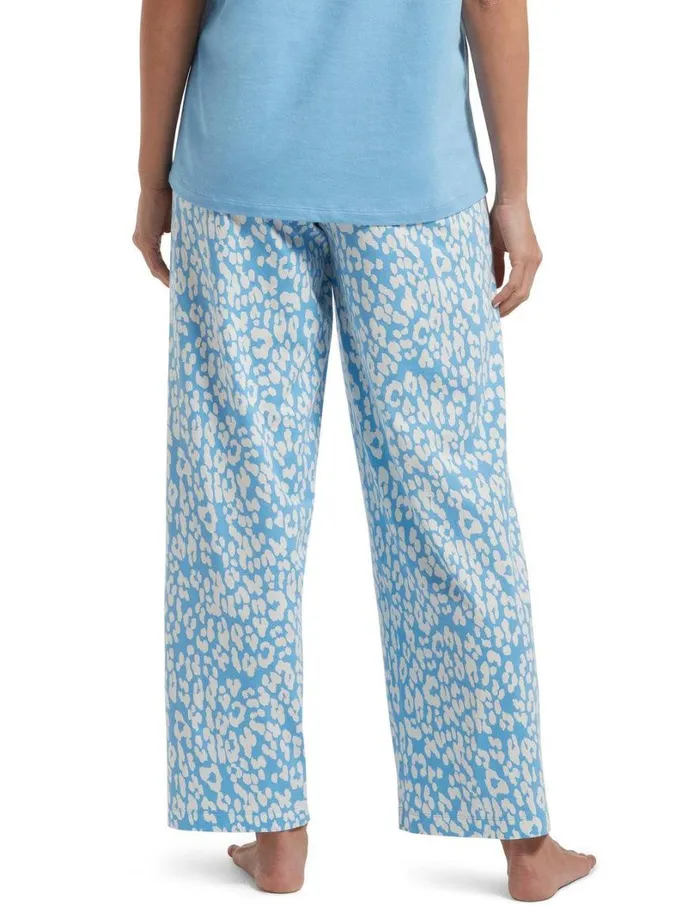 Hue SleepWell Animal Shadow Pajama Pant Bella Blue Women Plus Size