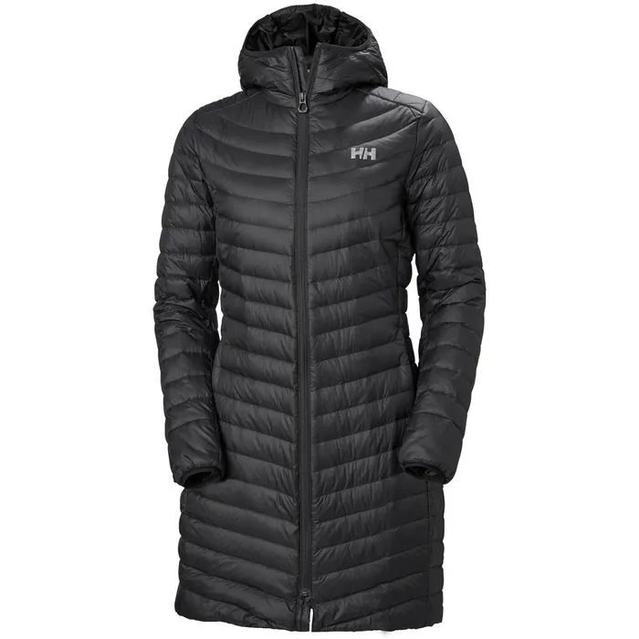 Insulated Jackets Women Helly Hansen W VERGLAS LONG DOWN INSULATOR 990 Black