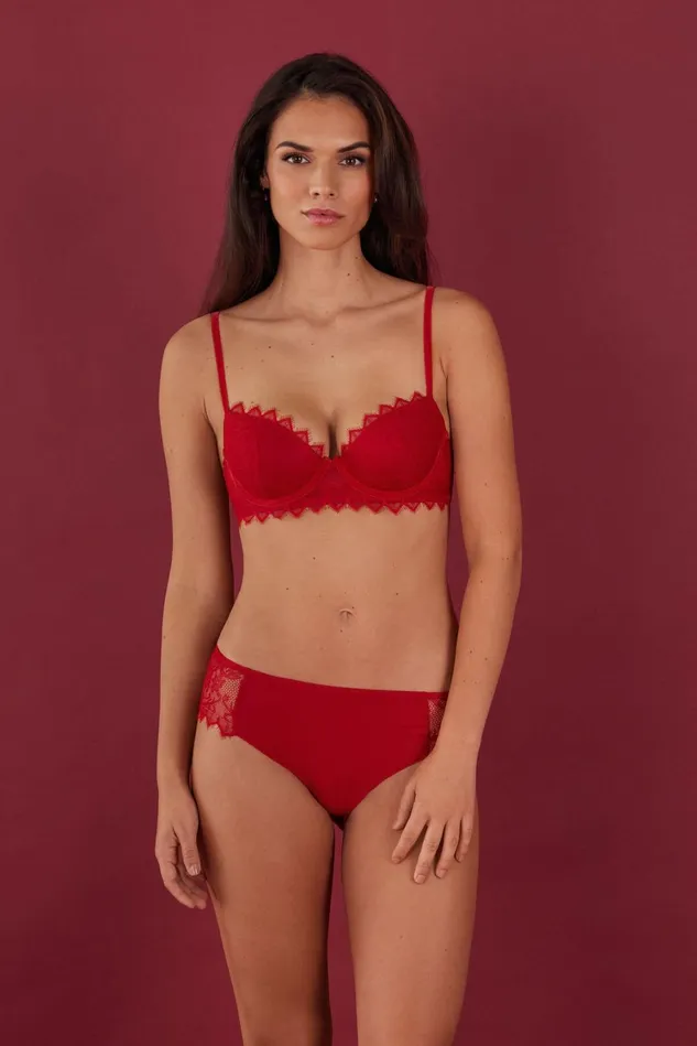 Intimissimi Balconette Women Intriguing Beauty Sofia Balconette Bra Red 9888 8211 Candy Apple Red