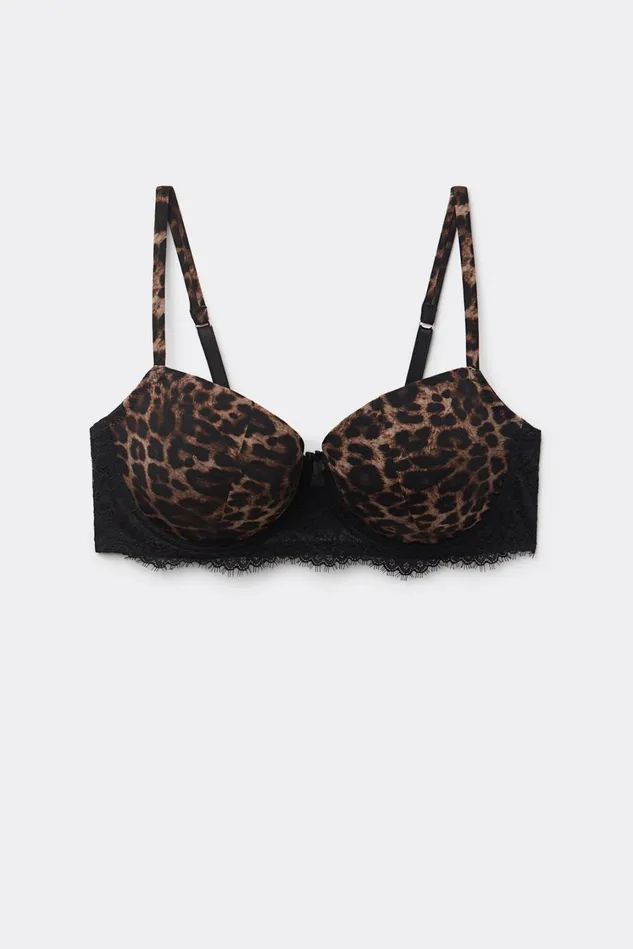 Intimissimi Balconette Women Luxurious Leopard Sofia Balconette Bra Print 769j 8211 Stampa Luxurious Leopard