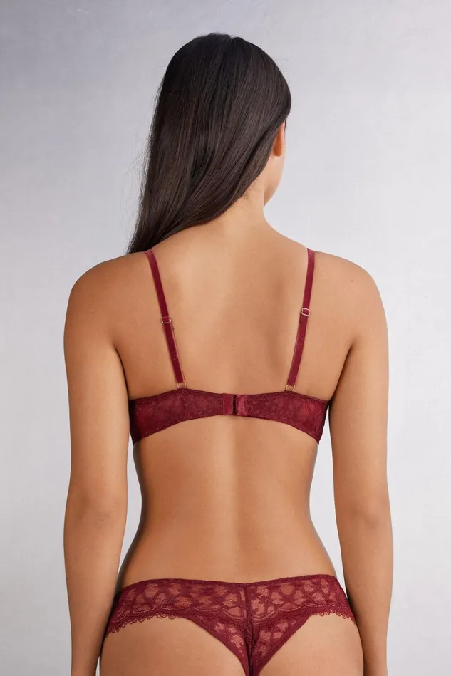 Intimissimi Balconette Women She Is A Classic Balconette Bra Red 770j 8211 Vamp Red