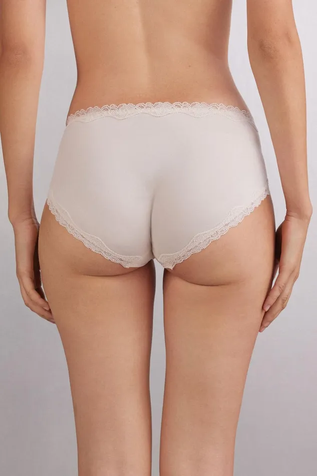 Intimissimi Bikini Panties Women Little Romance High Rise Panties Natural 3635 8211 Setanero
