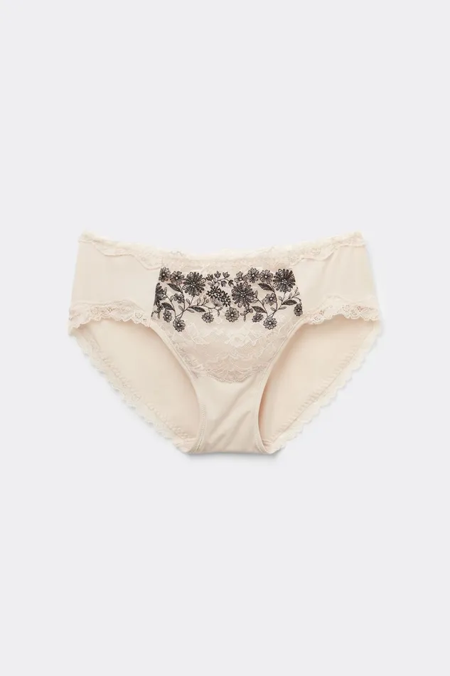 Intimissimi Bikini Panties Women Little Romance High Rise Panties Natural 3635 8211 Setanero