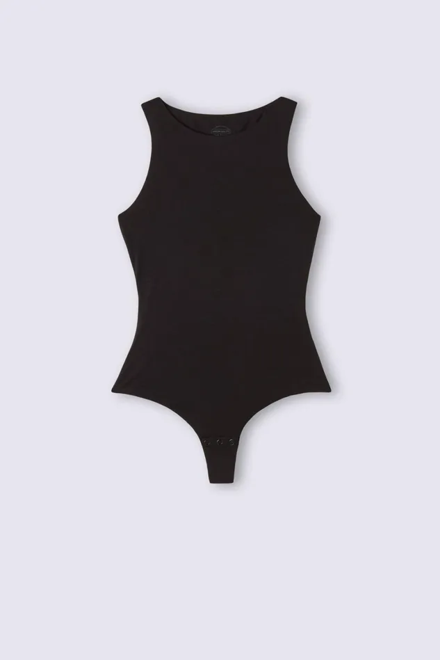 Intimissimi Bodysuits Women Fresh Bamboo Tank Bodysuit 019 8211 Black
