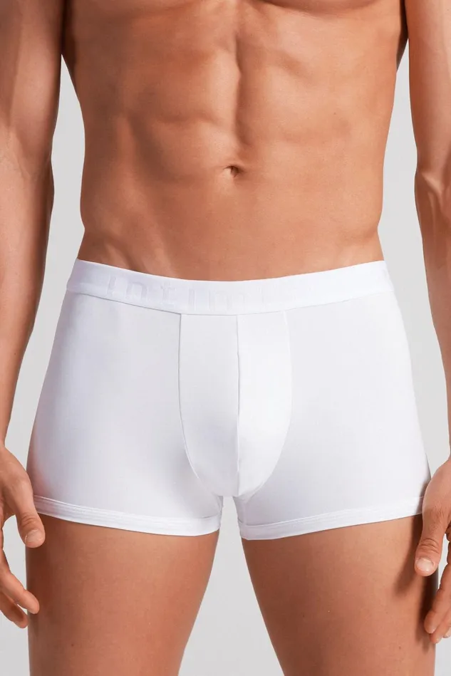 Intimissimi Boxers Men Microfiber Logo Boxer Shorts White 001 8211 White