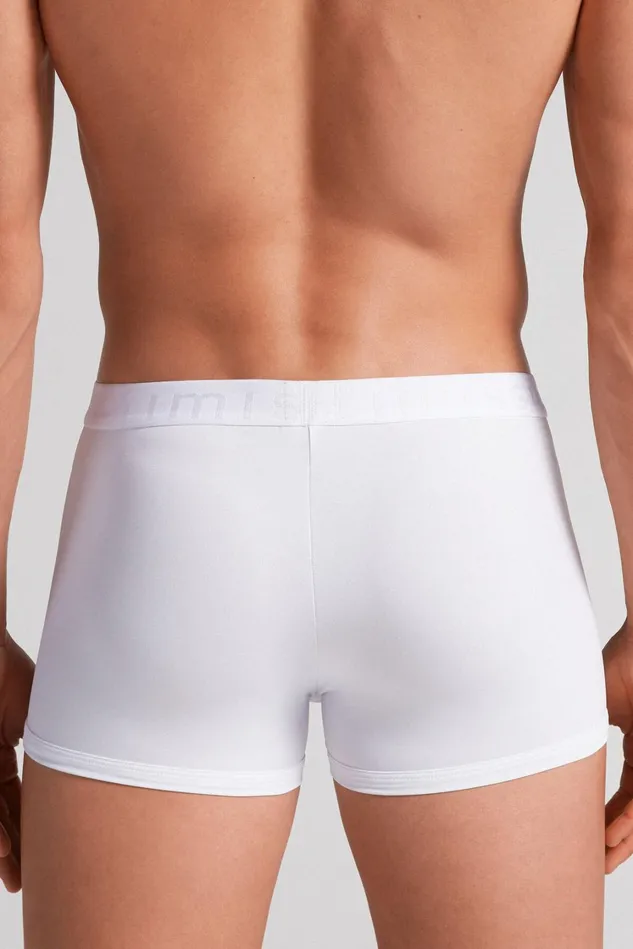 Intimissimi Boxers Men Microfiber Logo Boxer Shorts White 001 8211 White