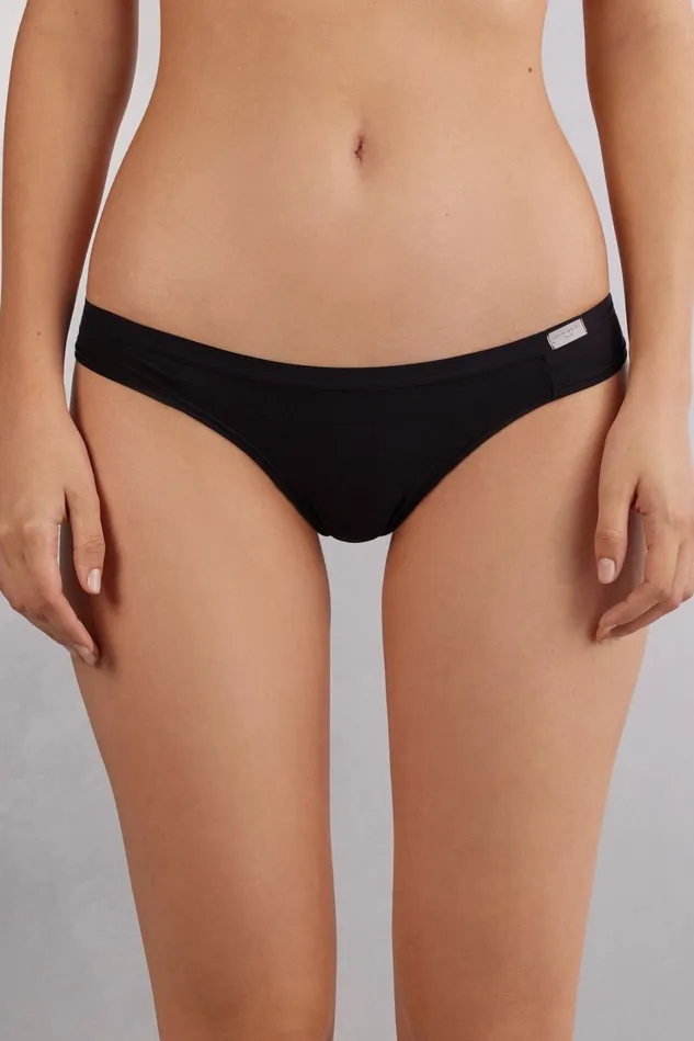 Intimissimi Brazilian Cut Women Cotton Brazilian Black 019 8211 Black