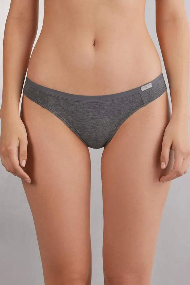 Intimissimi Brazilian Cut Women Cotton Brazilian Grey 616i 8211 Cloud Grey Blend Intimissimi Brazilian Cut Women Cotton Brazilian Grey 616i 8211 Cloud Grey Blend