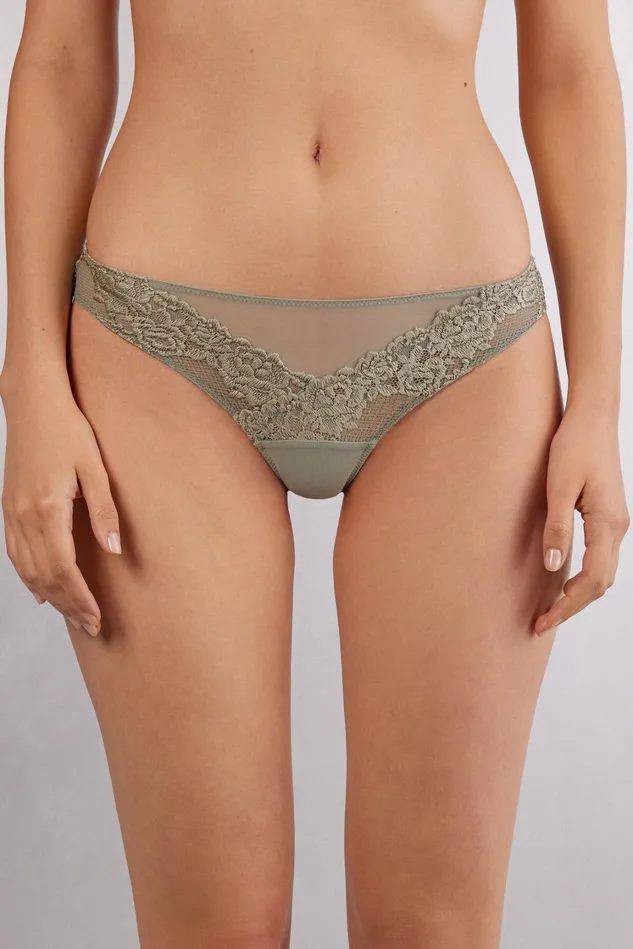 Intimissimi Brazilian Cut Women Pretty Flowers Brazilian Green 657j 8211 Fade Green Intimissimi Brazilian Cut Women Pretty Flowers Brazilian Green 657j 8211 Fade Green