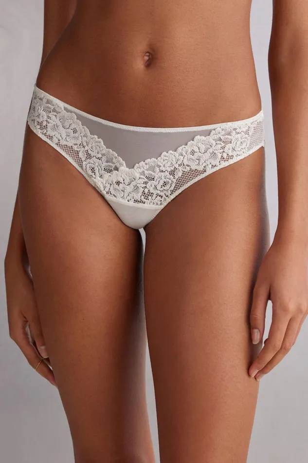 Intimissimi Brazilian Cut Women Pretty Flowers Brazilian Ivory 2127 8211 Talc White Intimissimi Brazilian Cut Women Pretty Flowers Brazilian Ivory 2127 8211 Talc White