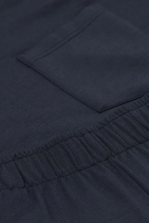 Intimissimi Long Pajamas Men Full Length Plush Modal Pajamas Blue 800 8211 Blu Notte