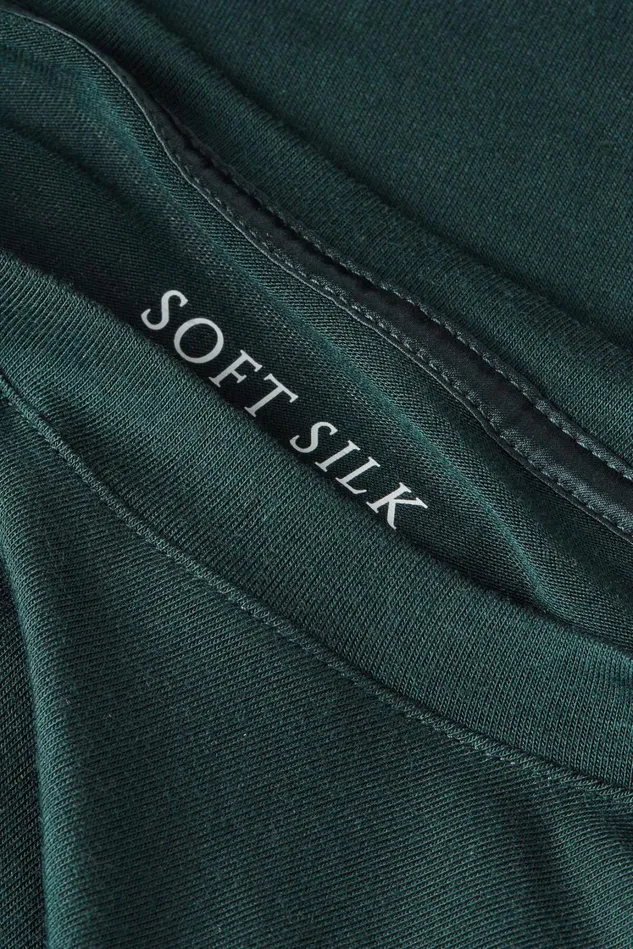 Intimissimi Long Sleeve Tops Men Soft Silk Long Sleeve Top Green 132j 8211 Verde Scuro