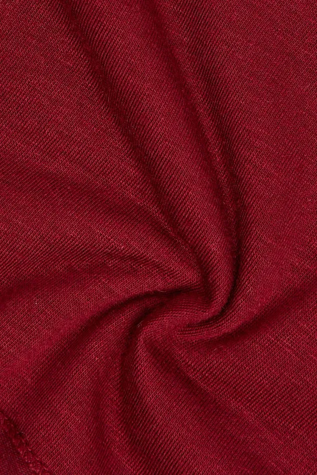 Intimissimi Long Sleeve Tops Women Boat Neck Modal Cashmere Ultralight Top Red 770j 8211 Vamp Red
