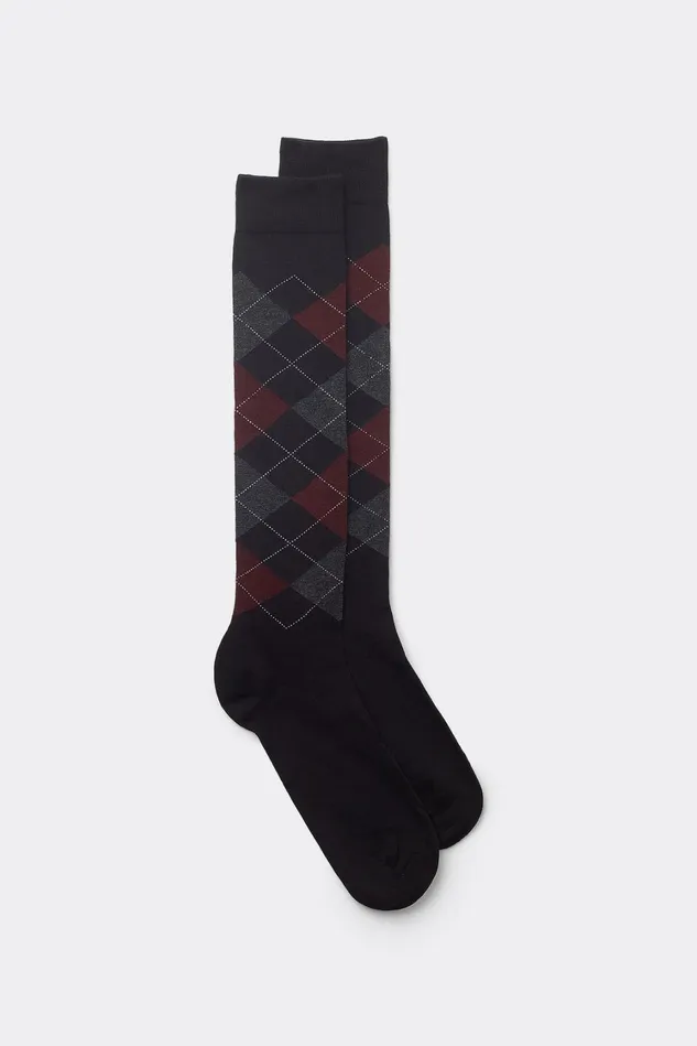 Intimissimi Long Socks Men Patterned Soft Cotton Knee Socks Multicolor 731j 8211 Burlingneroburggrigio Melange Scuro Intimissimi Long Socks Men Patterned Soft Cotton Knee Socks Multicolor 731j 8211 Burlingneroburggrigio Melange Scuro