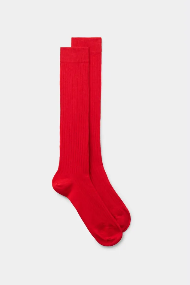 Intimissimi Long Socks Men Ribbed Soft Cotton Knee Socks Red 766j 8211 Rosso Intenso Intimissimi Long Socks Men Ribbed Soft Cotton Knee Socks Red 766j 8211 Rosso Intenso