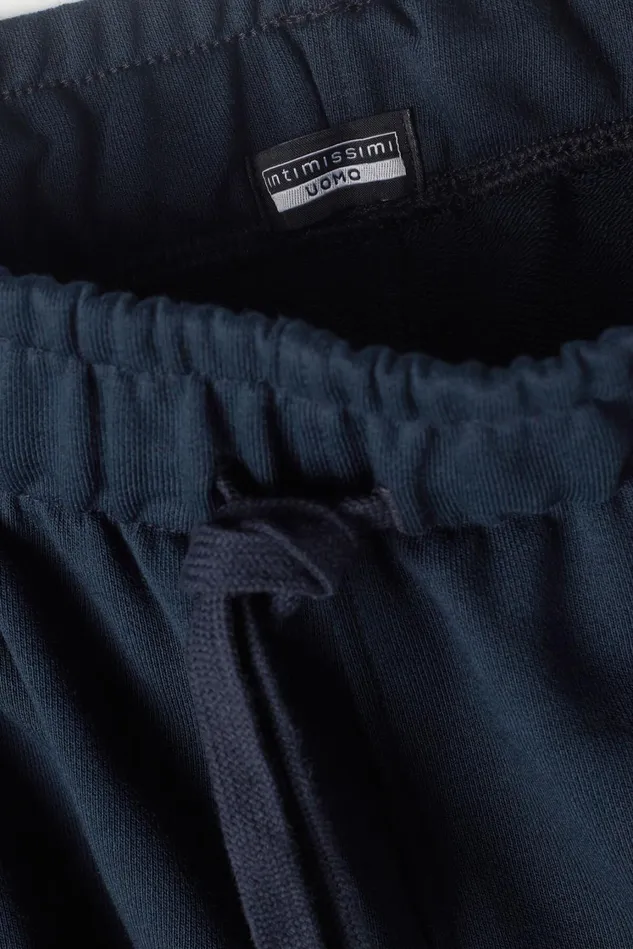 Intimissimi Pants Men Full Length Lightweight Sweatpants Blue 800 8211 Blu Notte