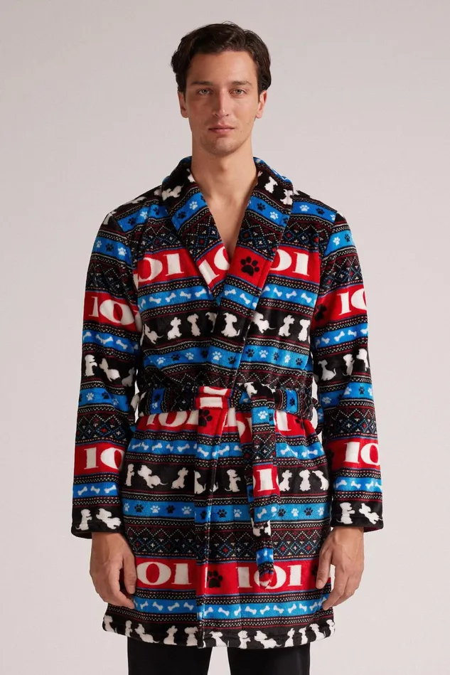 Intimissimi Robes Men 101 Dalmatians Disney Fleece Robe Multicolor 744j 8211 Multicolor Intimissimi Robes Men 101 Dalmatians Disney Fleece Robe Multicolor 744j 8211 Multicolor