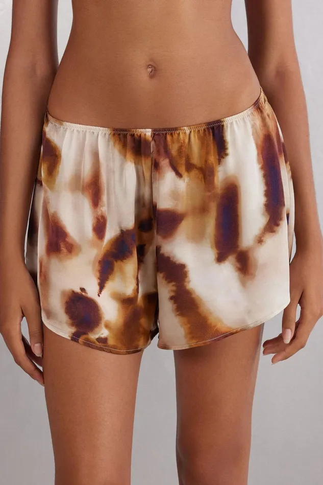 Intimissimi Short Pajamas Women Sun Goes Down Viscose Satin High Waist Shorts Beige 663j 8211 Stampa Sun Goes Down Intimissimi Short Pajamas Women Sun Goes Down Viscose Satin High Waist Shorts Beige 663j 8211 Stampa Sun Goes Down