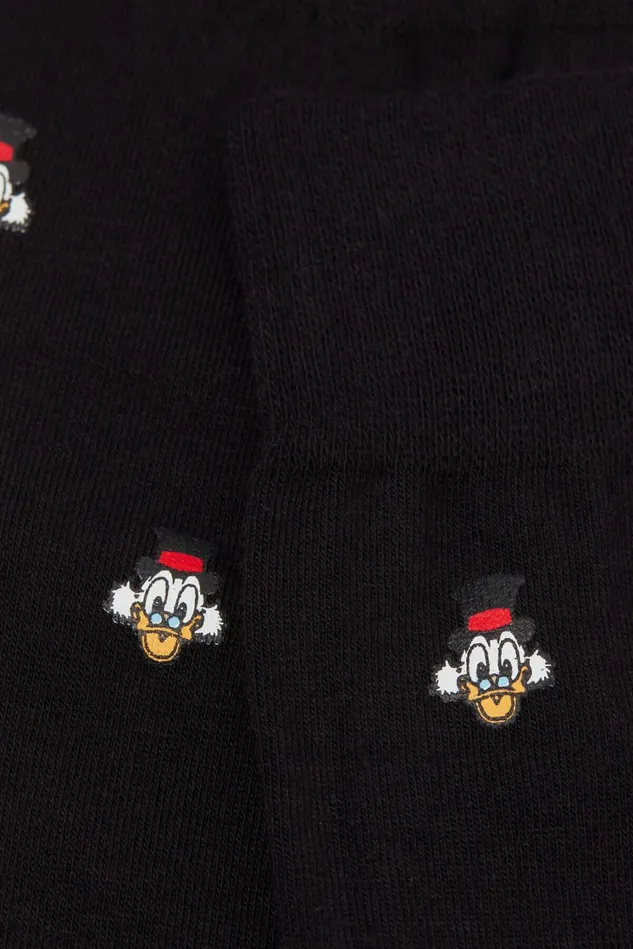 Intimissimi Short Socks Men Scrooge Mcduck Disney Soft Cotton Short Socks Print 704j 8211 Nero Stampa Zio Paperone