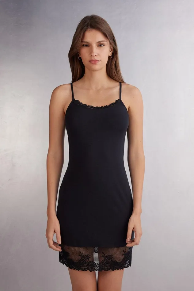Intimissimi Slips Babydolls Women Pretty Flowers Modal Slip Black 019 8211 Black Intimissimi Slips Babydolls Women Pretty Flowers Modal Slip Black 019 8211 Black