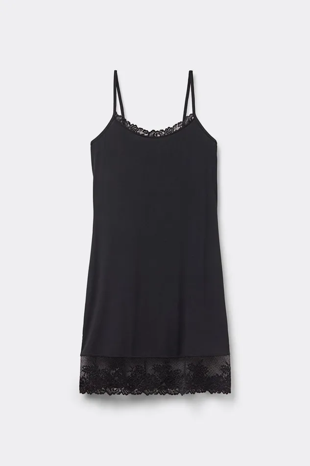 Intimissimi Slips Babydolls Women Pretty Flowers Modal Slip Black 019 8211 Black
