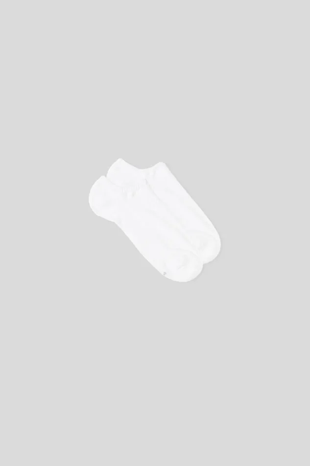 Intimissimi Sports Socks Men NoShow Socks In Terrycloth White 001 8211 White