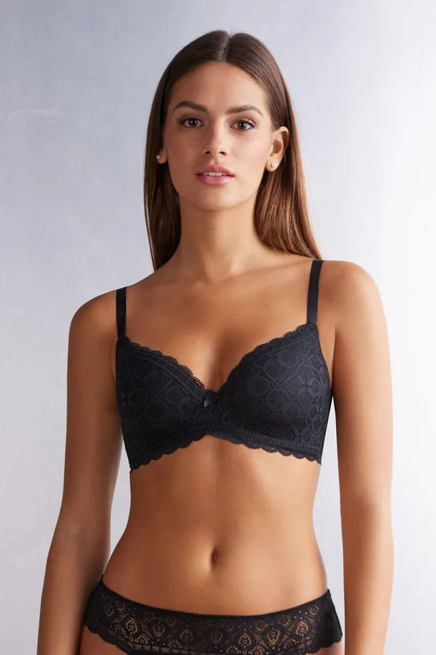 Intimissimi Triangle Women Adele Triangle Bra In Lace Black 019 8211 Black