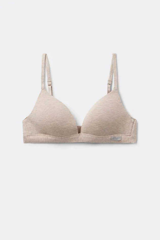 Intimissimi Triangle Women Tiziana Triangle Bra In Cotton Natural 112i 8211 Natural Blend