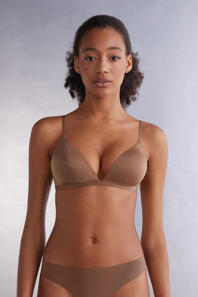Intimissimi Triangle Women Tiziana Triangle Bra In Ultralight Microfiber Natural 502i 8211 Caramel Intimissimi Triangle Women Tiziana Triangle Bra In Ultralight Microfiber Natural 502i 8211 Caramel
