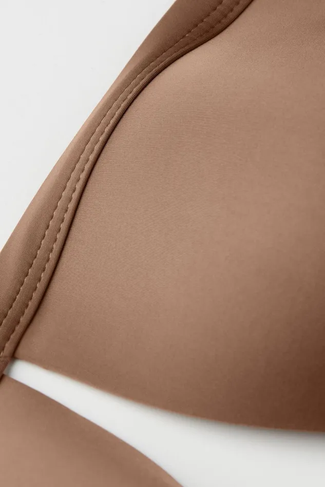 Intimissimi Triangle Women Tiziana Triangle Bra In Ultralight Microfiber Natural 502i 8211 Caramel