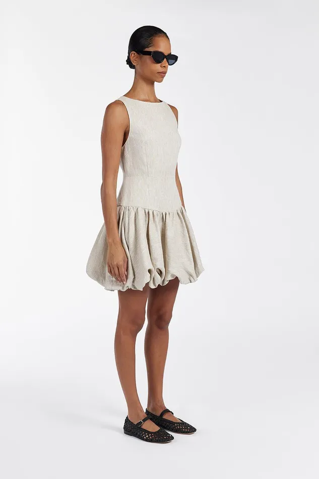 IRINA NATURAL BUBBLE MINI DRESS Women DISSH Mini Dresses