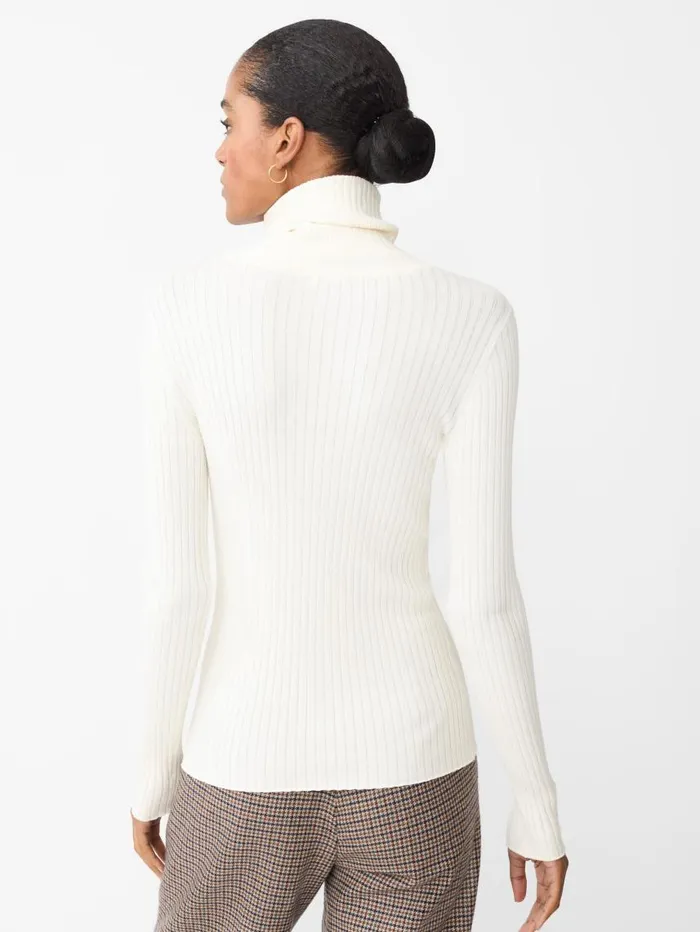 JMcLaughlin Arlette Turtleneck Egret White Women Sweaters JMcLaughlin Arlette Turtleneck Egret White Women Sweaters